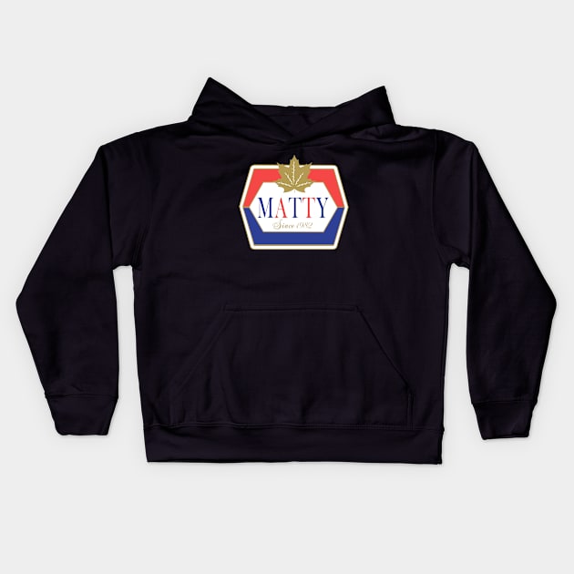 Matty Chef Canada Matheson logo Kids Hoodie by Loweryo Judew